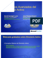 Conceptos Avanzados de Directorio Activo