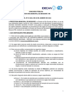 Concurso Público Prefeitura Municipal de Mossoró-Rn