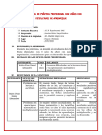 Informe Final de Práctica Dificultades - Nayeli Sanchez