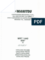 Manual de partes   MRT 1440 - 400ª -E3 EASY 