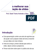 Dicas para melhorar sua apresentação de slides