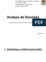 Chapitre 1 Analyse de Données