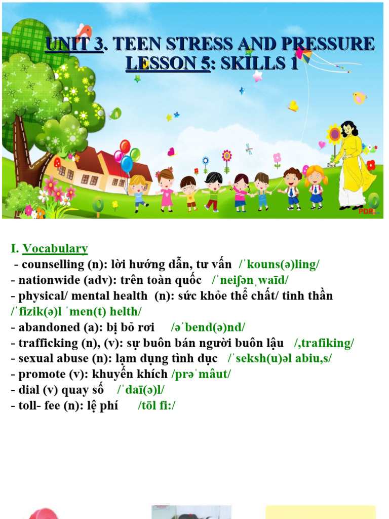 Unit 3 Teen Stress and Pressure Lesson 5 Skills 1 | PDF | Violence