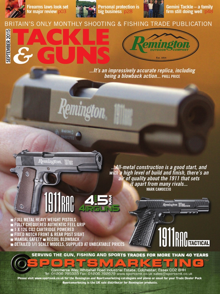 Tackle & Guns September 2015 PDF Telescopic Sight Zoom Lens