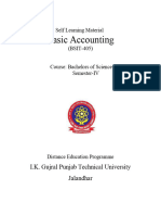 Basic Accounting: I.K. Gujral Punjab Technical University Jalandhar