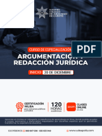 Brochure Curso Redacción Jurídica