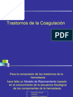 Trastorno - Tratamiento de Coagulacion