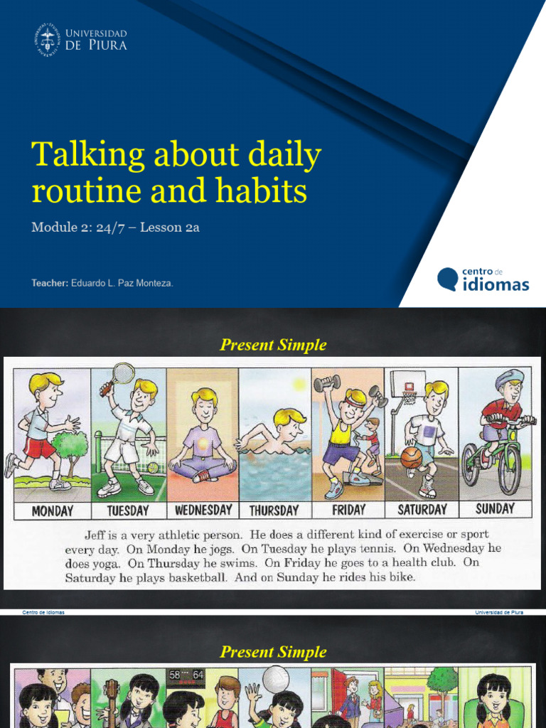 Daily Routines And Habits Pdf | Daily Routine In English Pdf – DCRBO