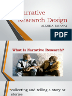 Narrative Research Design Report