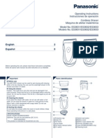 Panasonic ES3831 Manual