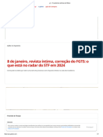 8 de Janeiro, Revista Íntima, Correção Do FGTS: o Que Está No Radar Do STF em 2024