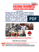 PRINCIPALES LOGROS DE LA REVOLUCIÓN BOLIVARIANA 1999-2023 - Carpeta Fidel Ernesto Vásquez