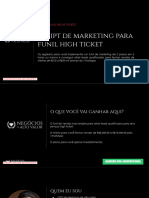 Ebook Scriptde Markeing para Funil High Ticket