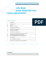 Microsoft Word - Synergi Life SaaS Service Level Agreement - Veracity