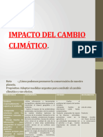 Impacto Del Cambio Climático