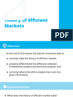 Theory of Efficient Markets