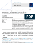 Health-Care Policies During The COVID-19 Pandemic in Mexico. A Continuous Case of Heterogeneous, Reactive and Unequal Response