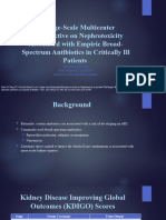 Broad Spectrum Antibiotics Patients in The Icu