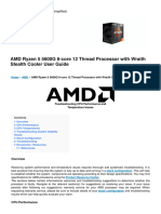 Ryzen 5 5600g 6 Core 12 Thread Processor With Wraith Stealth Cooler Manual