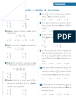 FA - Multiplicación y División de Fracciones