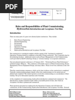 Roles and Responsibilities of Plant Commissioning Rev 3