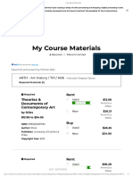 Course Materials Results Page
