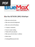 Blue Max Network White Paper