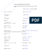 1VariableIntegration Practice