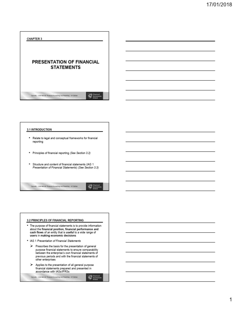 Financial Statement Presentation Guide | PDF | Financial Accounting ...