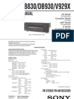 STRDB930 Service Manual