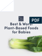 Solid Starts - Best & Worst Plant-Based Foods For Babies