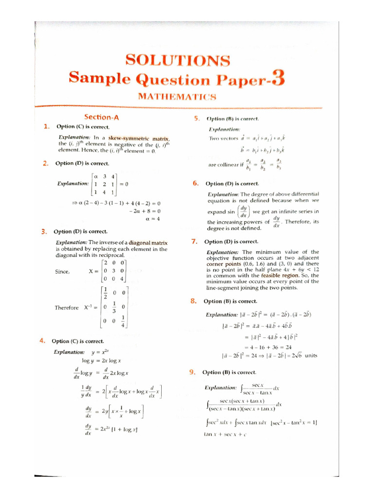 Solutions 3 | PDF