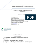 Formulación de Proyectos 2023 Unidad 3 Guía para La Formulación de Proyectos