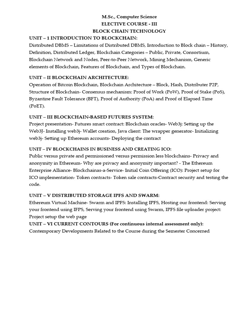 Block Chain | PDF