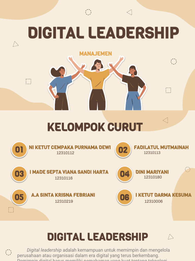 Characteristics of Digital Leadership for Young Leaders