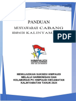 Panduan Muscab Kalinyamatan