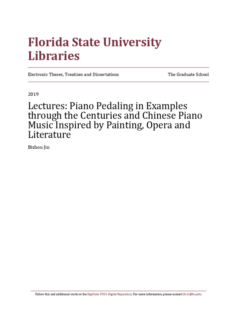 Piano Pedaling and Chinese Music Insights | PDF | Foreign Language ...
