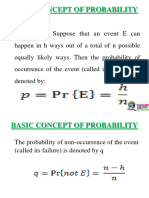 Basic Concept of Probability