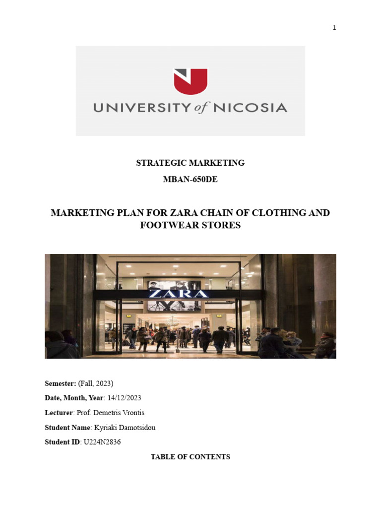 Marketing Plan Pdf