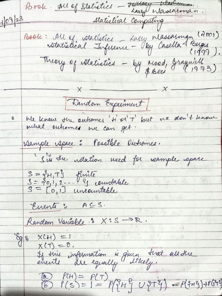 Statistics Notes For Data Science Part 1 | PDF