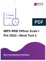 RRB OS 1 Prelims Mock Test 1