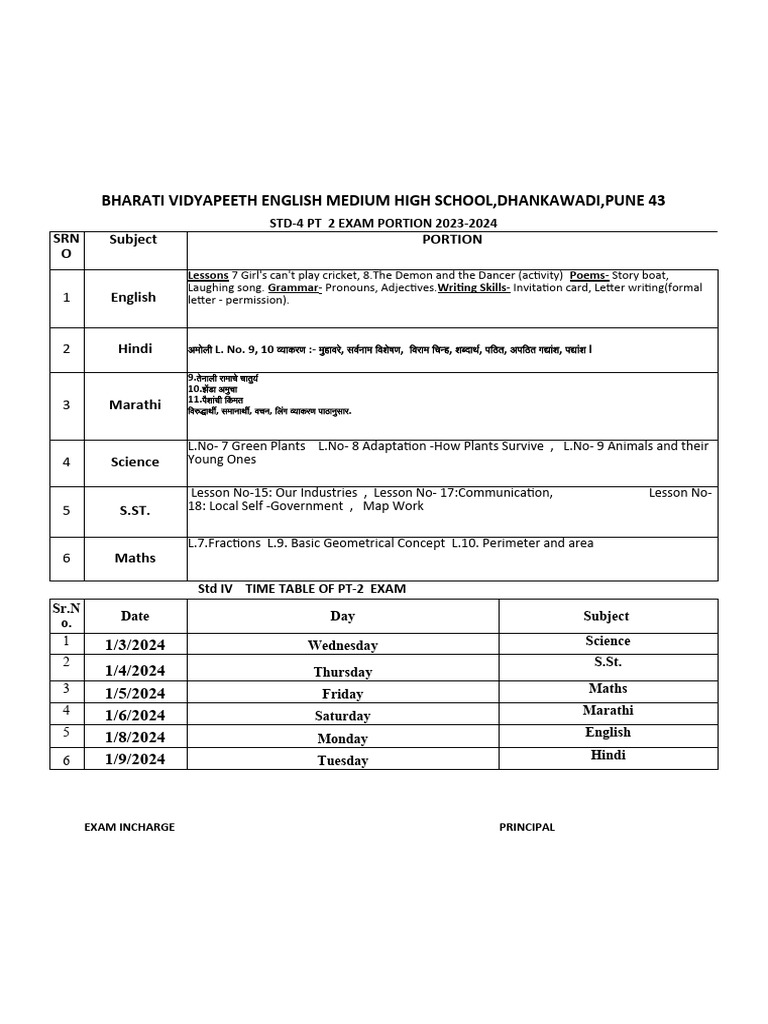 Stock Exchange Dividend Timetable 2023