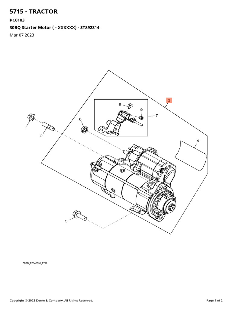 5715 Starter Motor | PDF