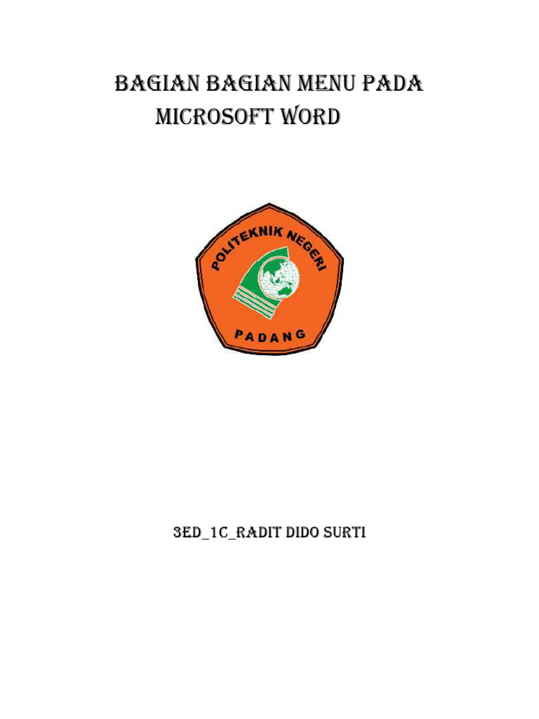 Bagian Menu Pada Microsoft Word | PDF