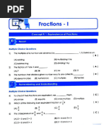 Grade 5 Mathematics Fractions Worksheet | PDF | Mathematics | Numbers