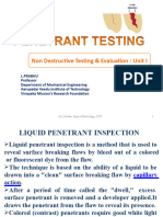 Liquid Penetrant Testing L.P