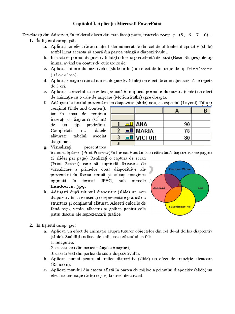 Fisa de Lucru - 2 | PDF