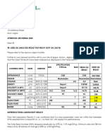 Engine Oil Test Results and Recommendations To Interkels - 07082019