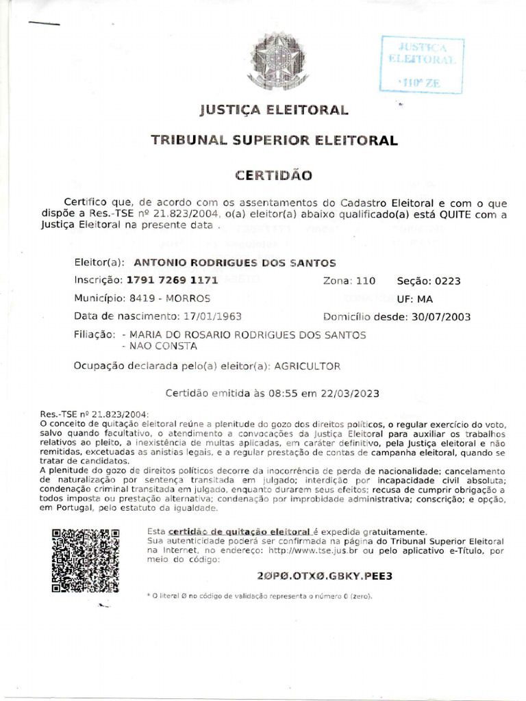 5 - Certidão Do Titulo | PDF