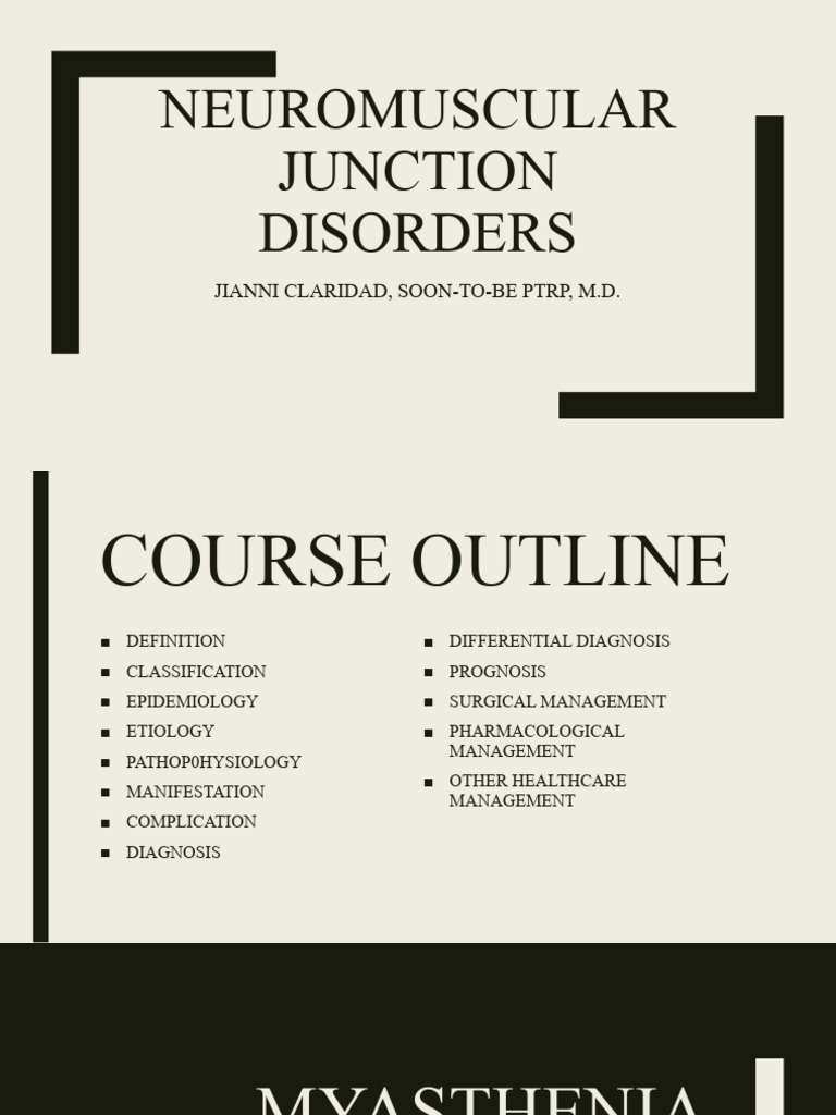Examples Of Neuromuscular Disorders